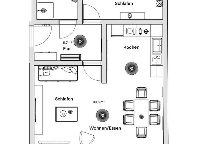 Pineapple - Zwinger Ii - 70qm - 1x Free Parking *